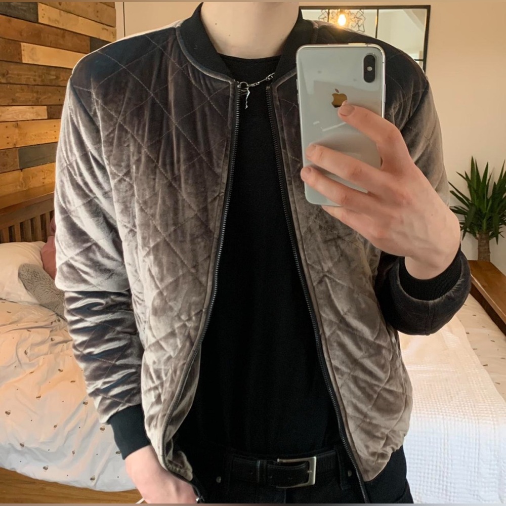 RARE - Zara Men‎ Bomber Jacket - Preloved
